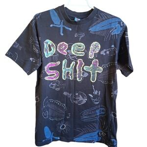 Teenage‎ Deep Sh*t SS Graphic Tshirt Medium Unisex EUC